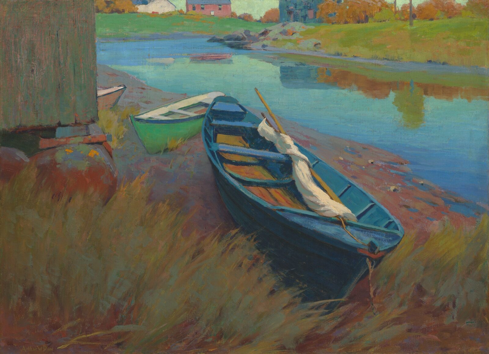 Boats at Rest av Arthur Wesley Dow
