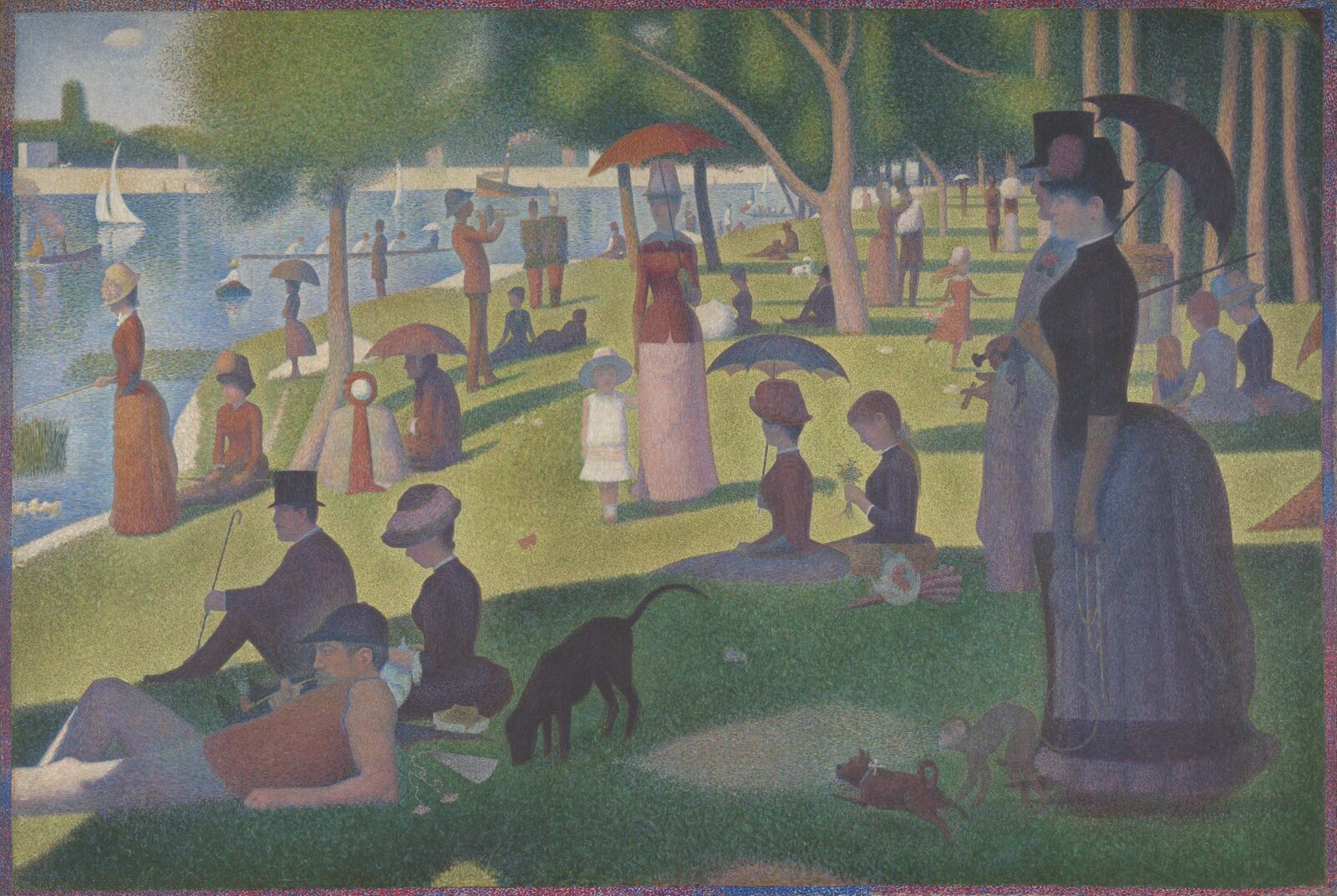 En søndag på La Grande Jatte av Georges Seurat